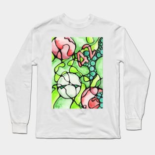 Abstract Marvin Long Sleeve T-Shirt